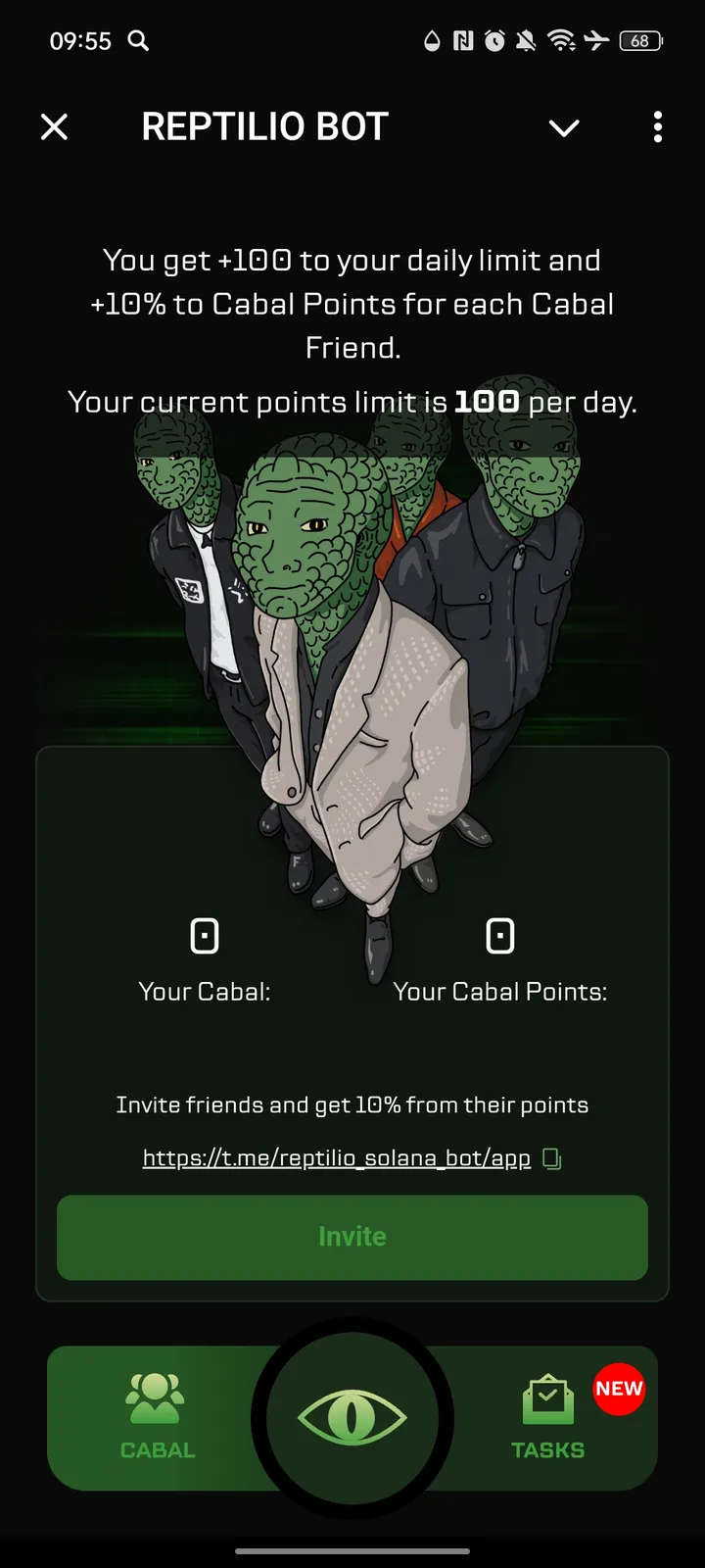 REPTILIO BOT — Screenshot 2