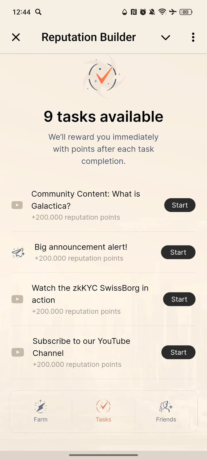 Reputation Builder — Screenshot 2