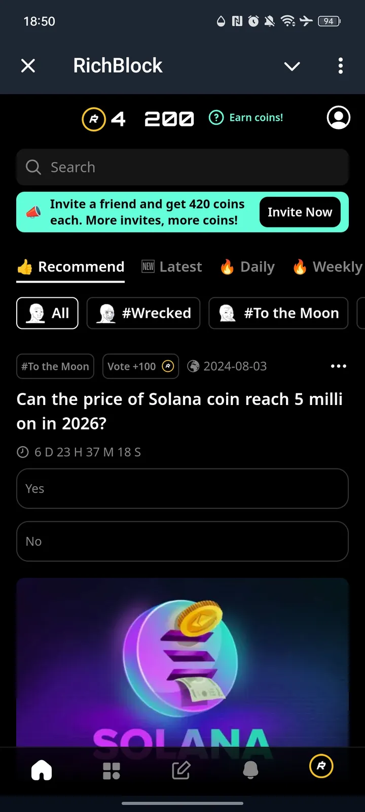 RichBlock — Screenshot 2