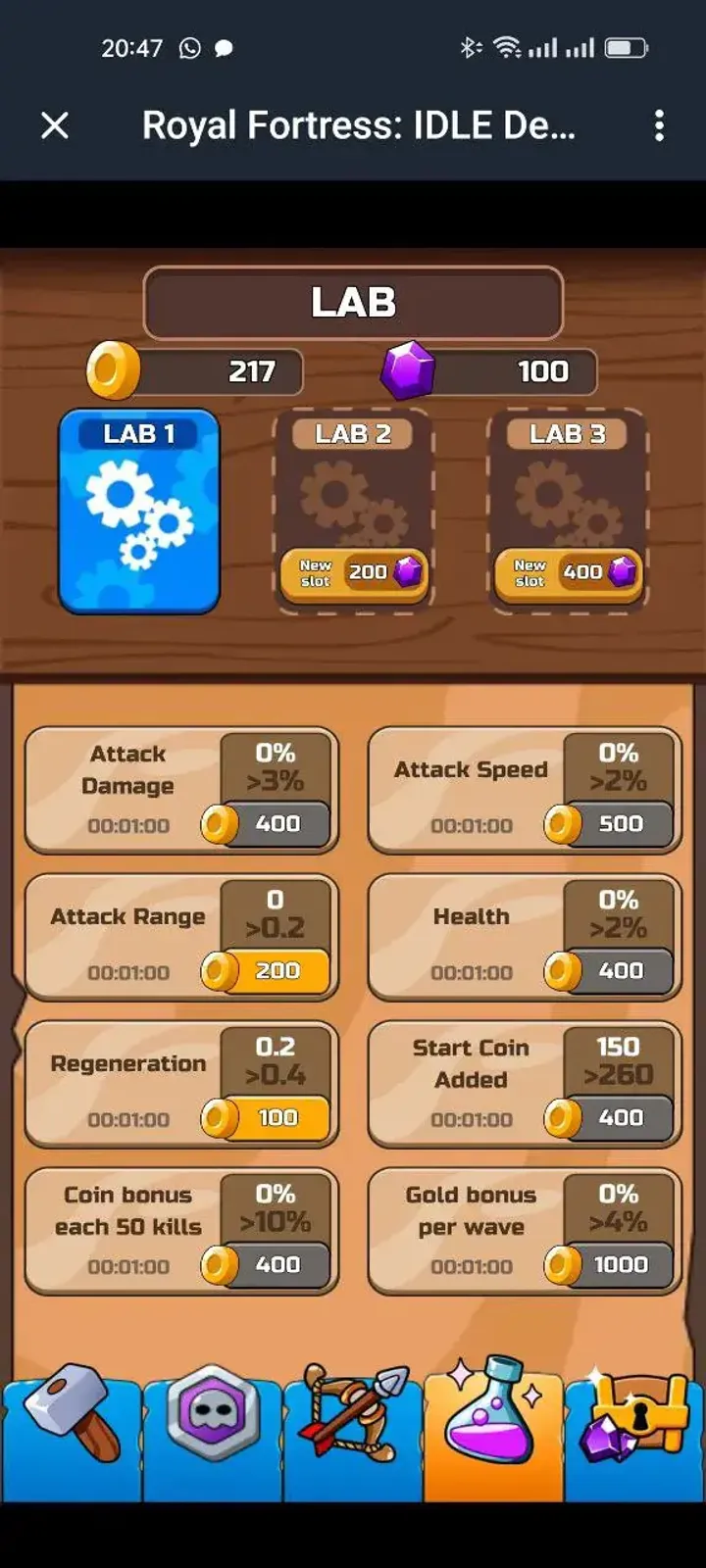 Royal Fortress: IDLE Defense — Screenshot 2