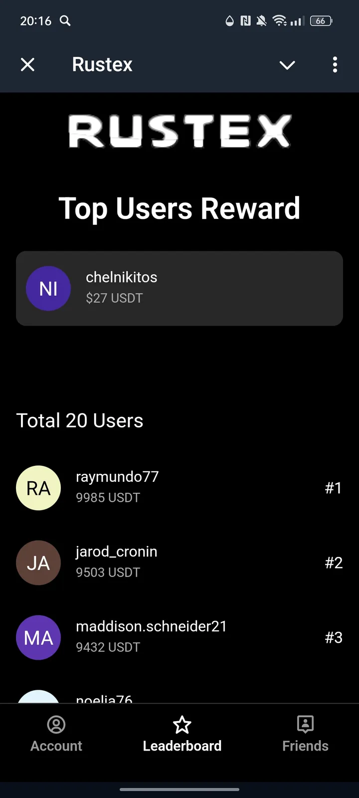 Rustex — Screenshot 2