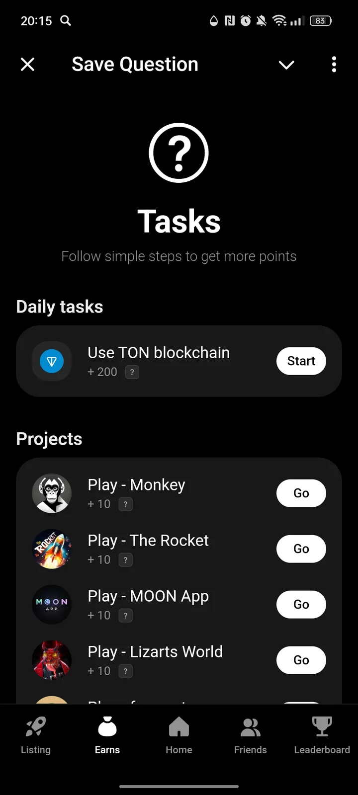 Save Question — Screenshot 2