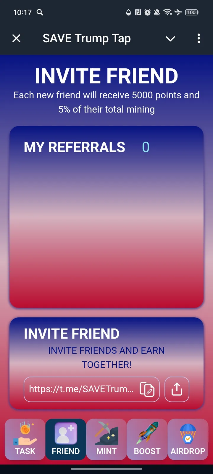 SAVE Trump Tap — Screenshot 2