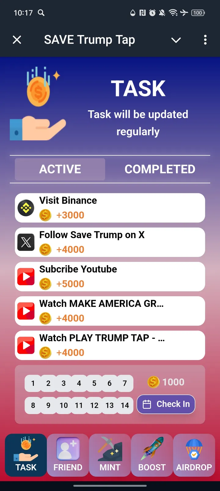 SAVE Trump Tap — Screenshot 3