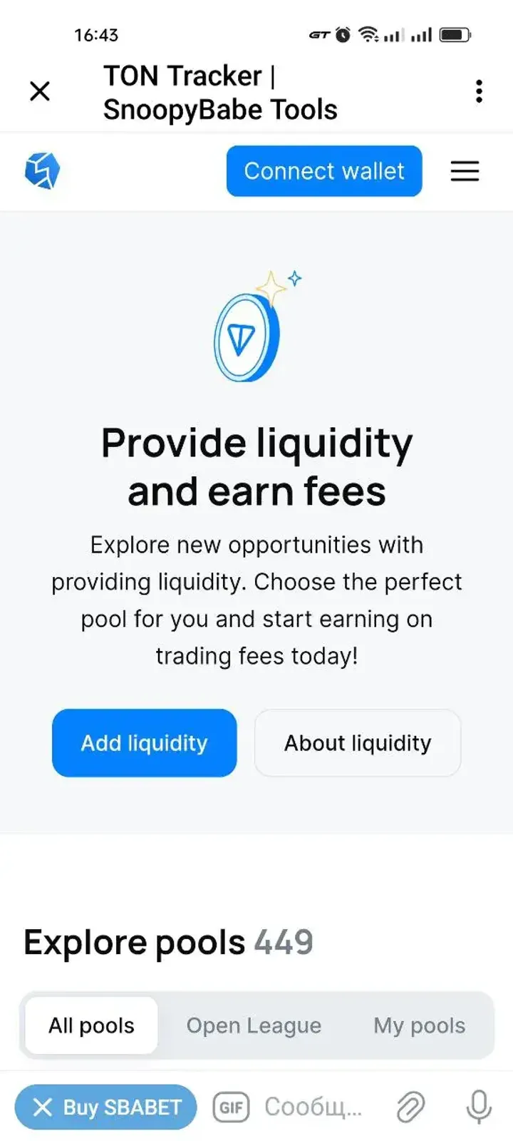 TON Tracker | SnoopyBabe Tools — Screenshot 6