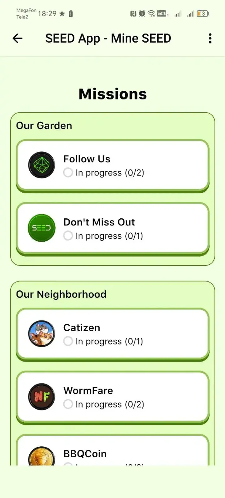 SEED App - Mine SEED — Screenshot 1