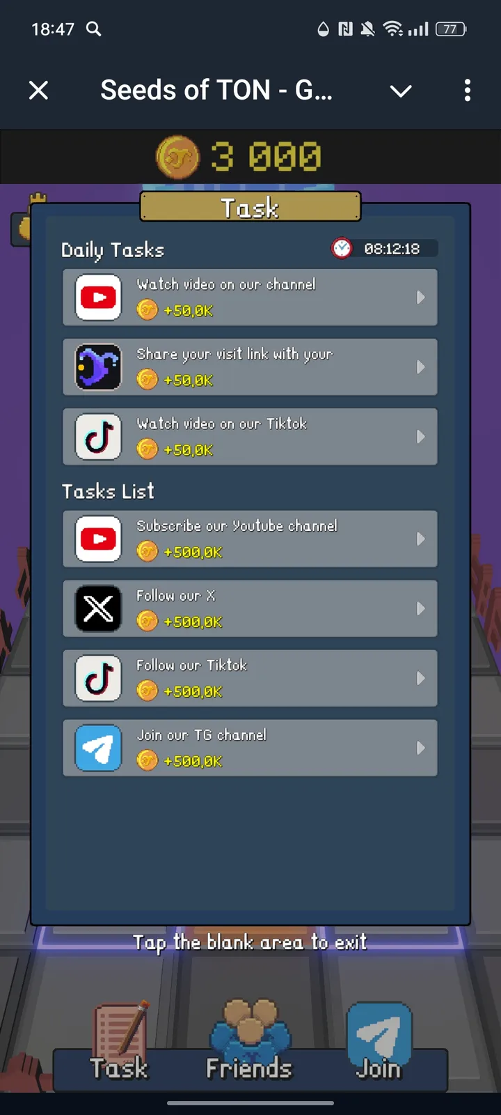 Seeds of TON - Game — Screenshot 2