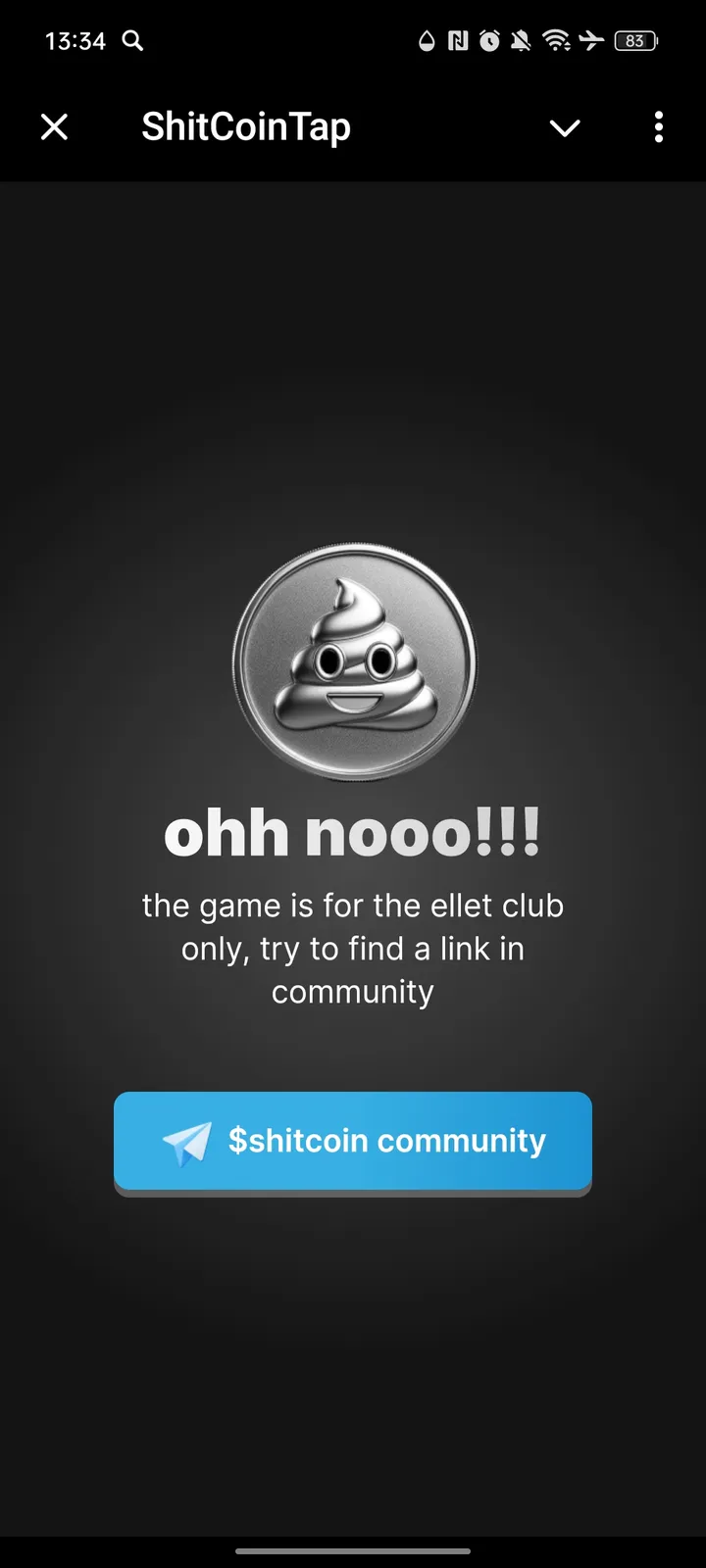 ShitCoinTap — Screenshot 1