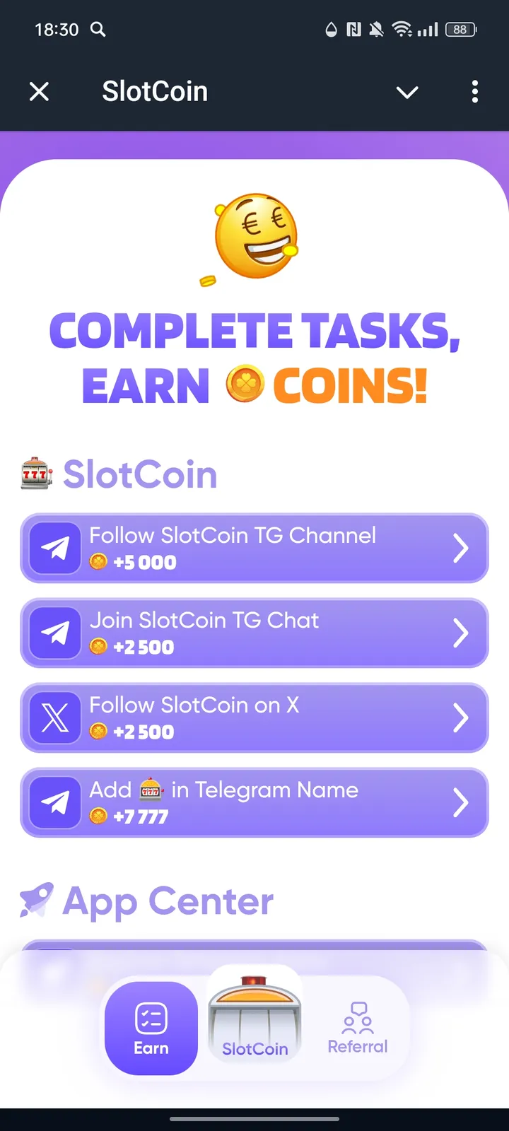 SlotCoin — Screenshot 2