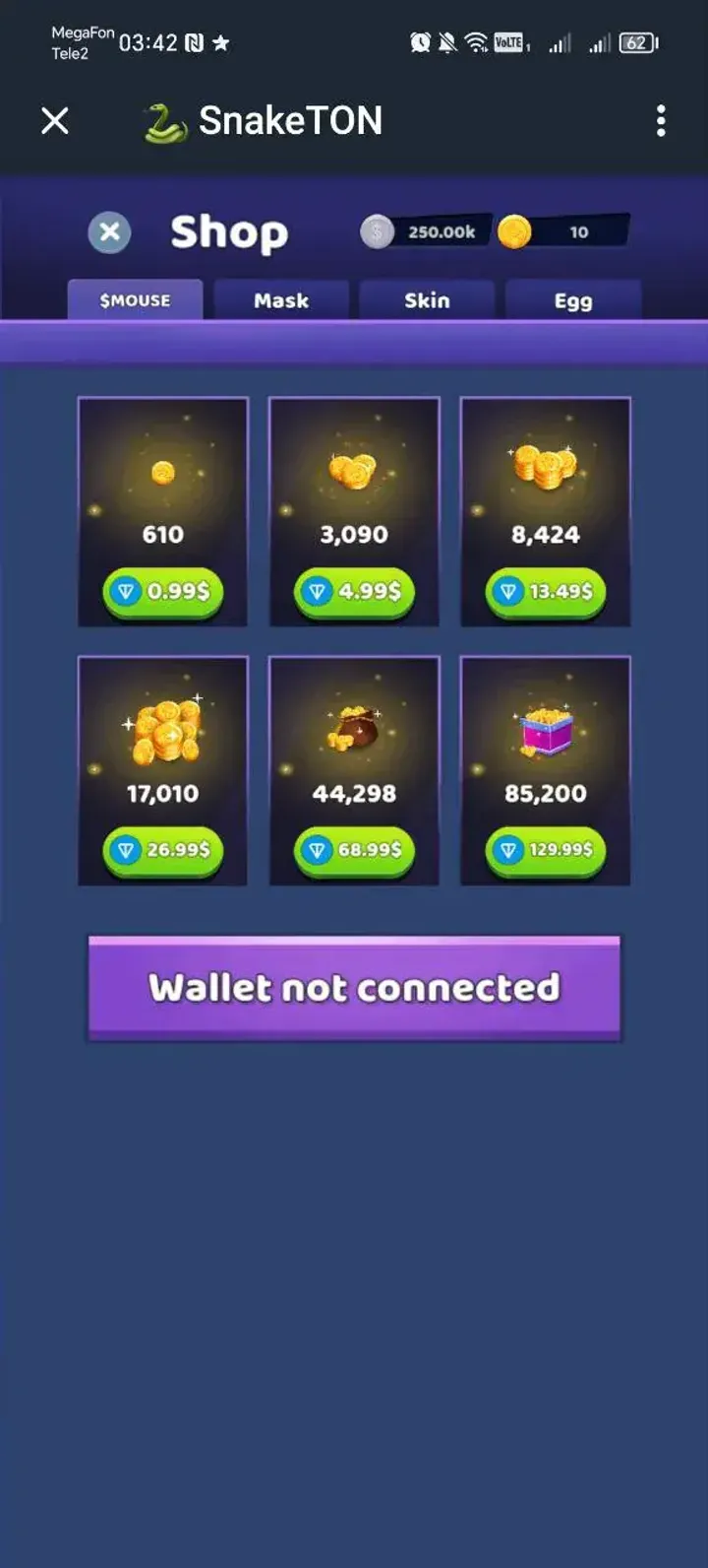 🐍 SnakeTON — Screenshot 2