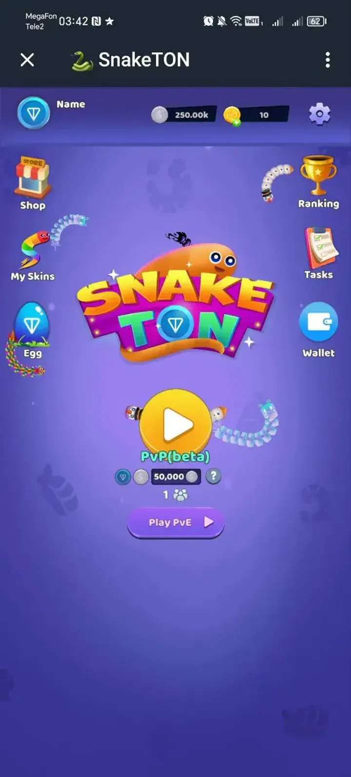 🐍 SnakeTON — Screenshot 3