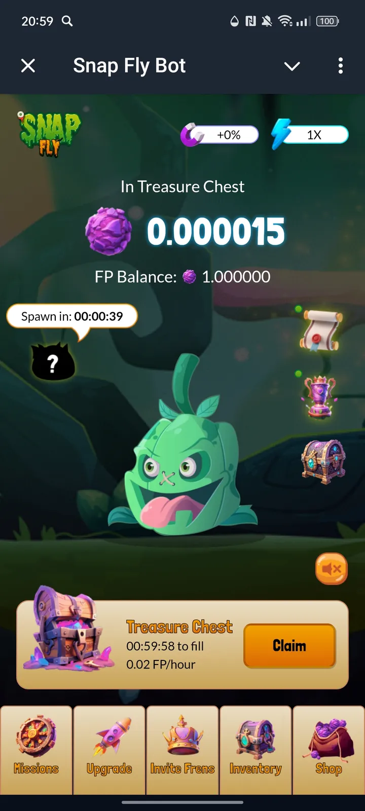 Snap Fly Bot — Screenshot 1