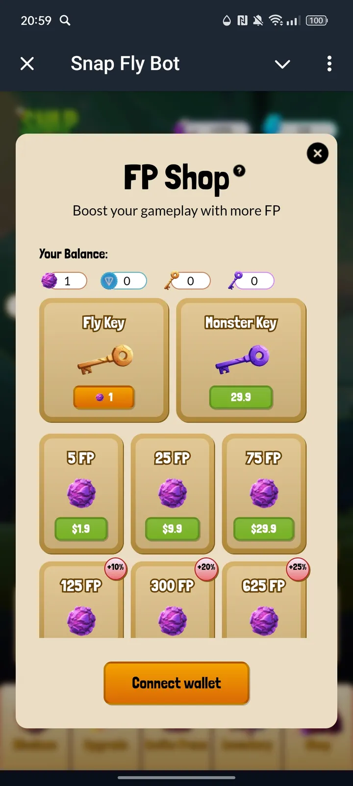 Snap Fly Bot — Screenshot 5