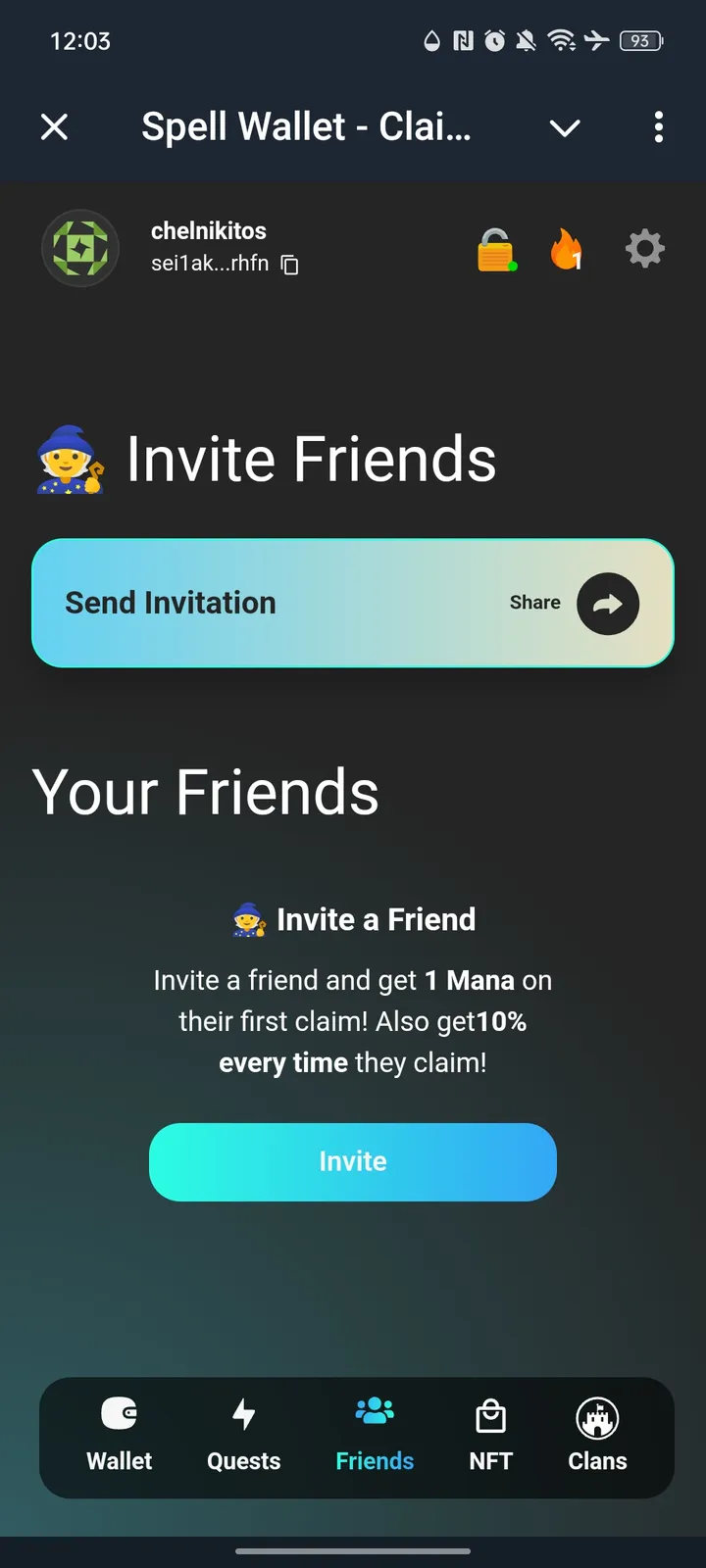 Spell Wallet - Claim Mana, Join Clans, Get Crypto Airdrops! — Screenshot 4