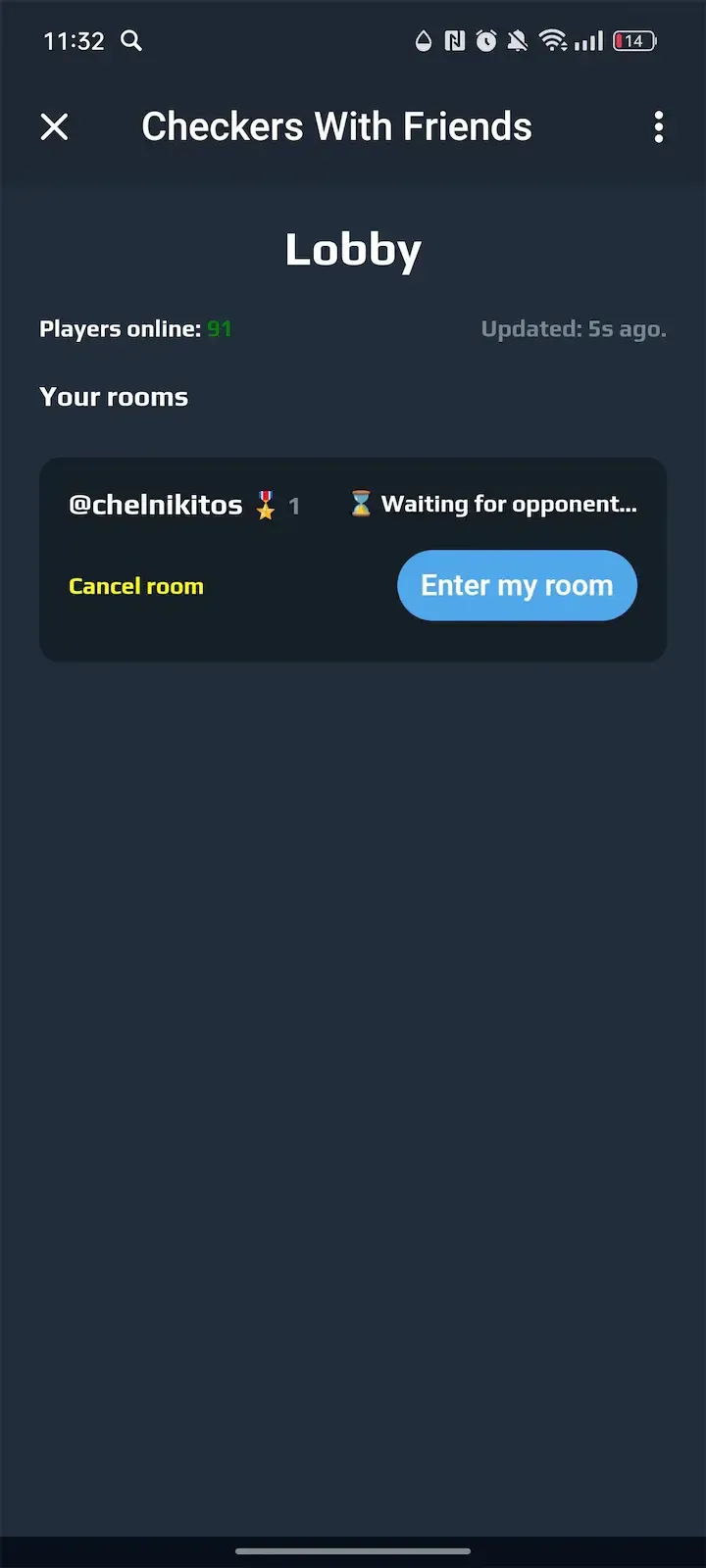 Checkers With Friends — Screenshot 1