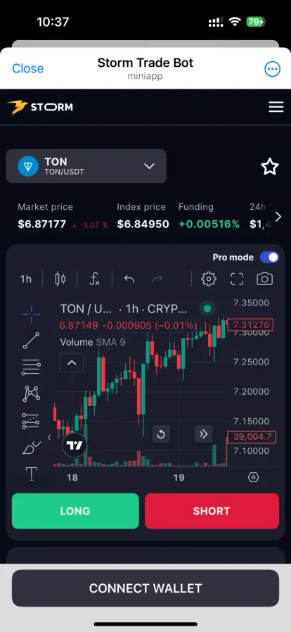 Storm Trade — Screenshot 1