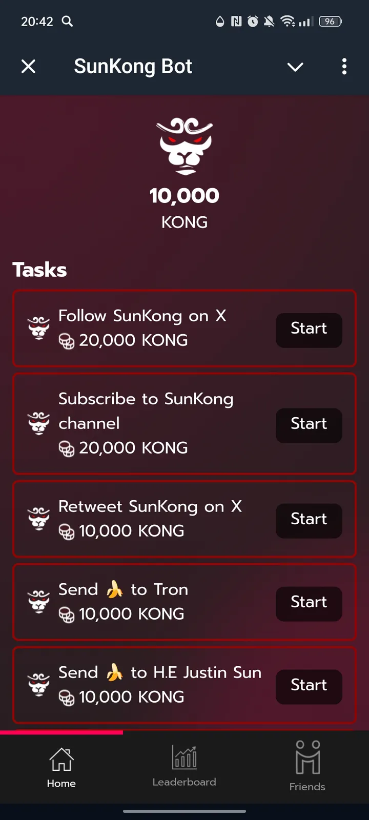 SunKong Bot — Screenshot 1