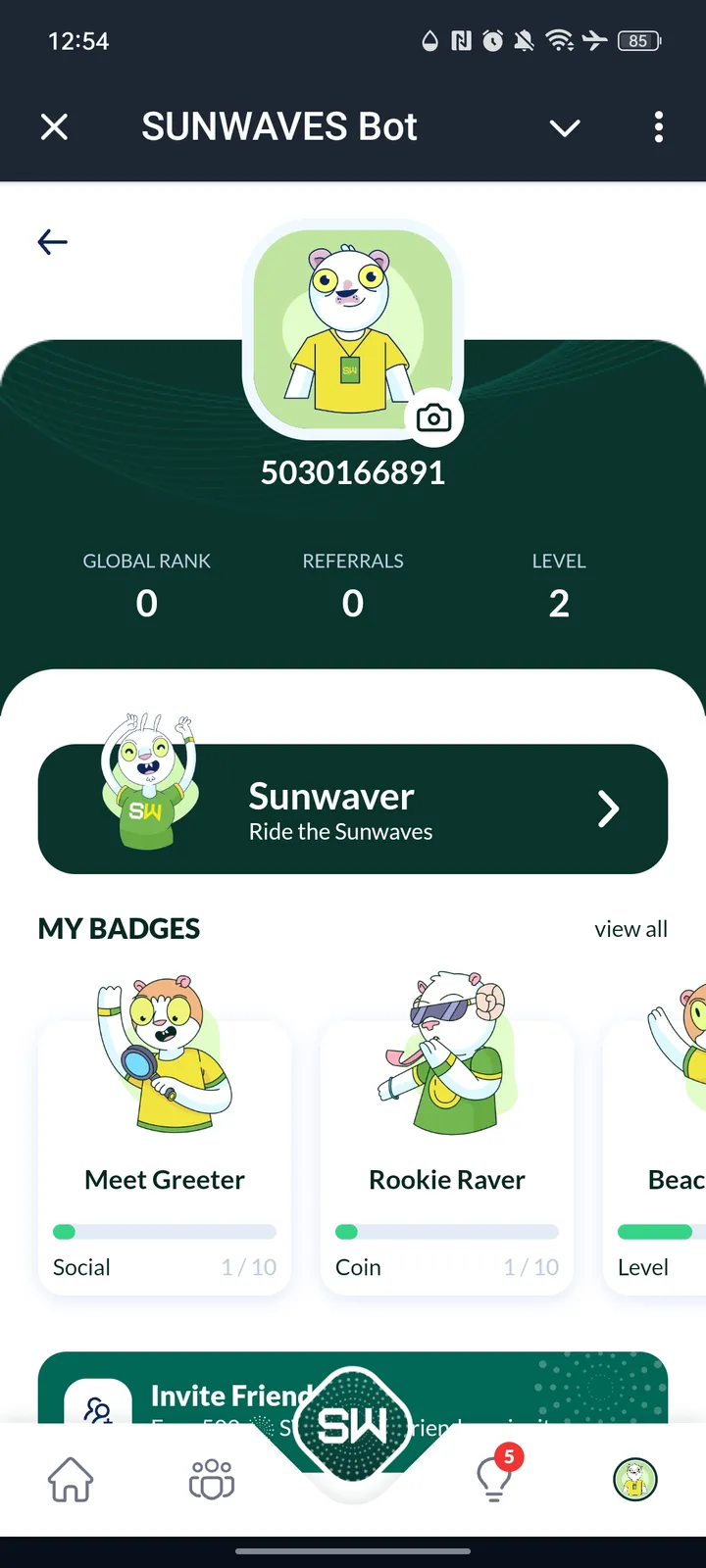 Sunwaves Token — Screenshot 4