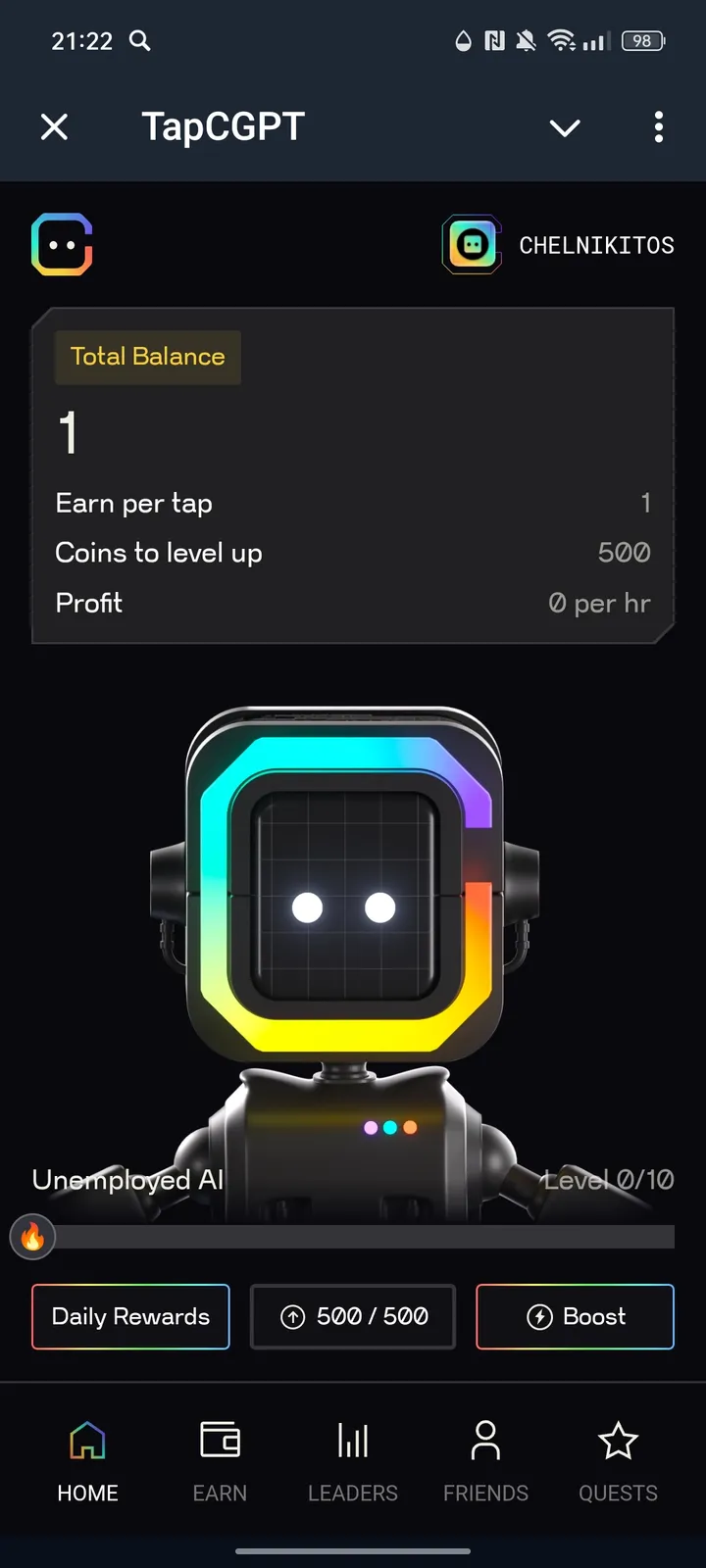 TapCGPT — Screenshot 1