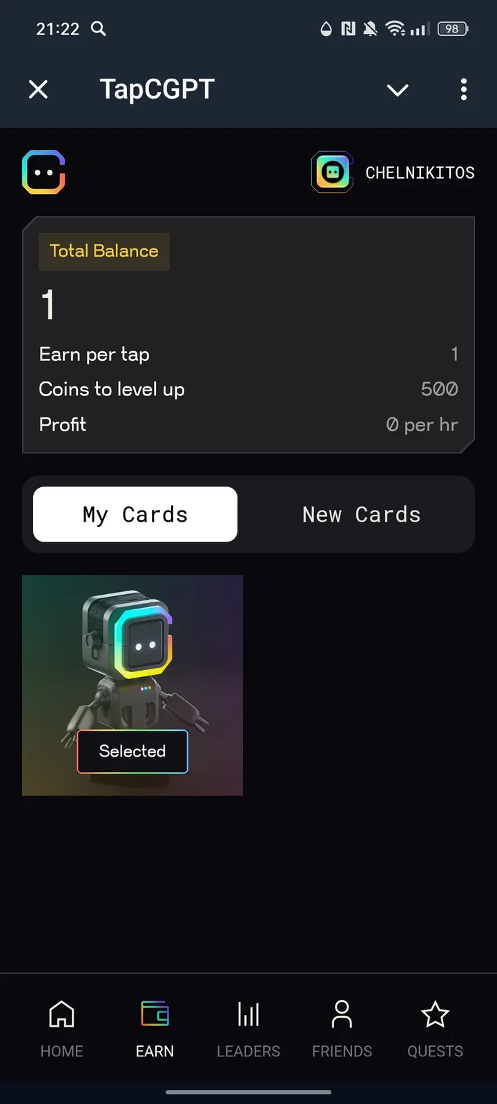 TapCGPT — Screenshot 2