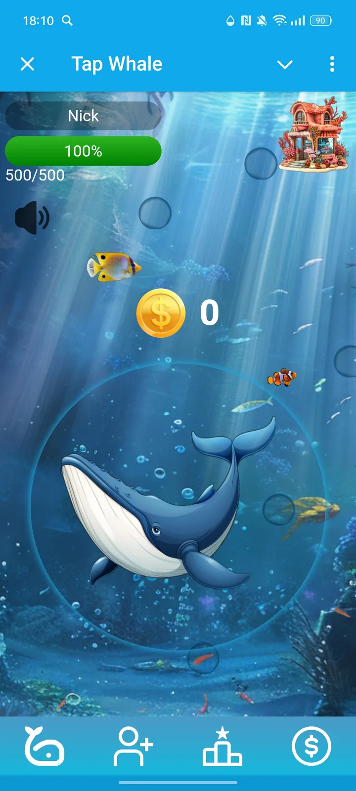 Tap Whale — Screenshot 1