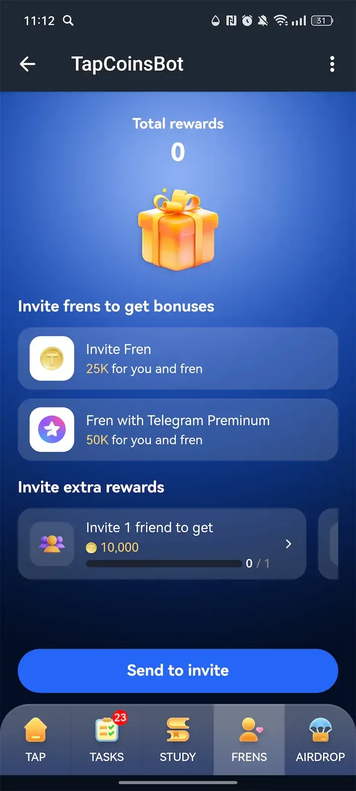 TapCoinsBot — Screenshot 7
