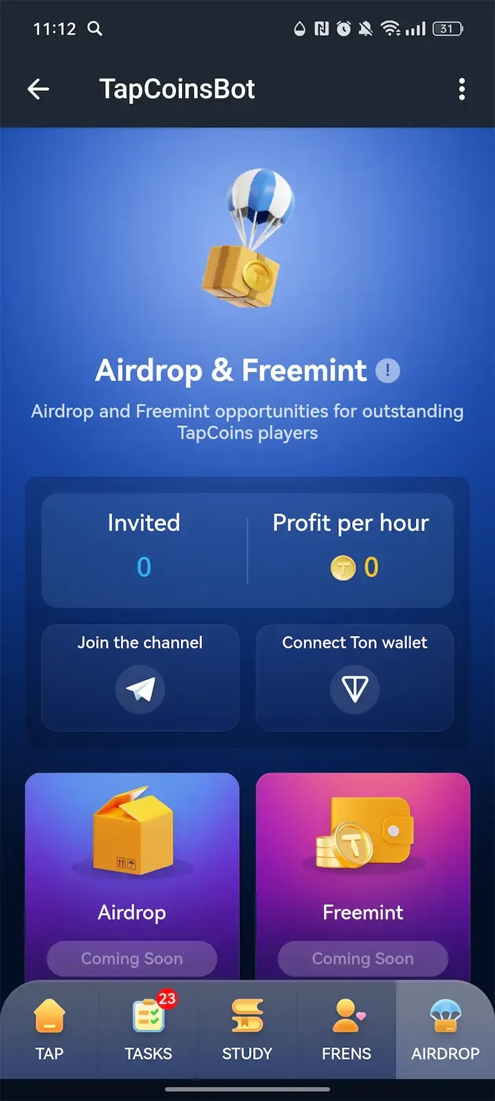 TapCoinsBot — Screenshot 8