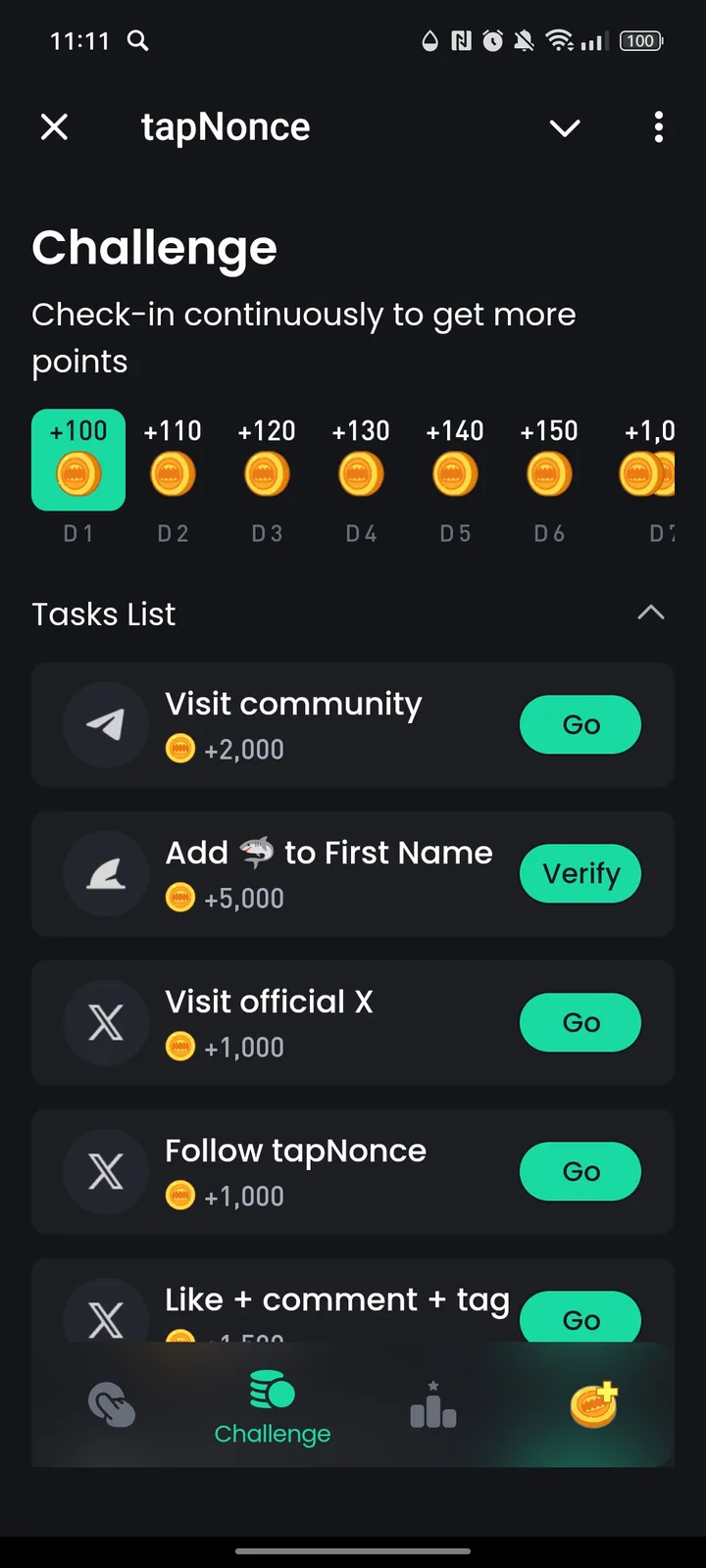 tapNonce — Screenshot 2