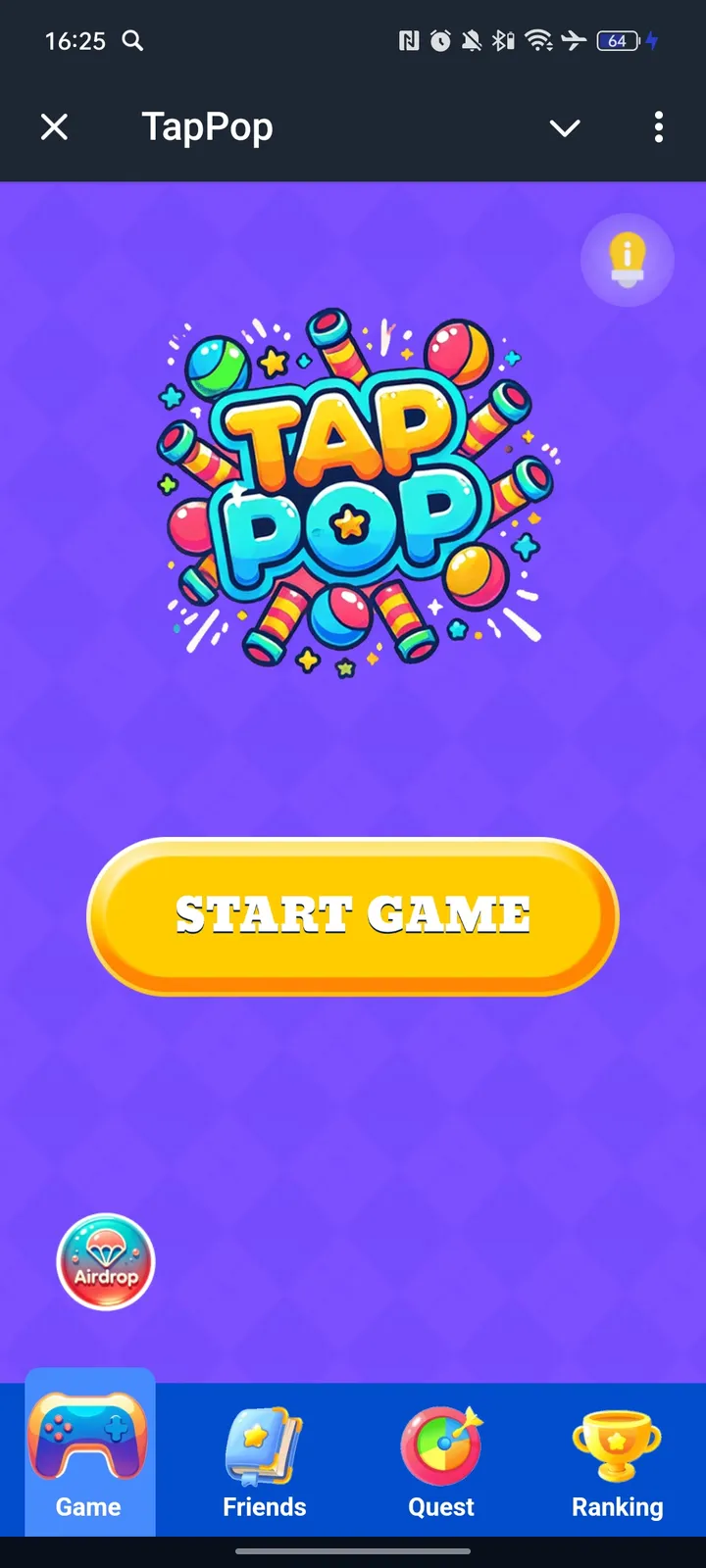 TapPop — Screenshot 1