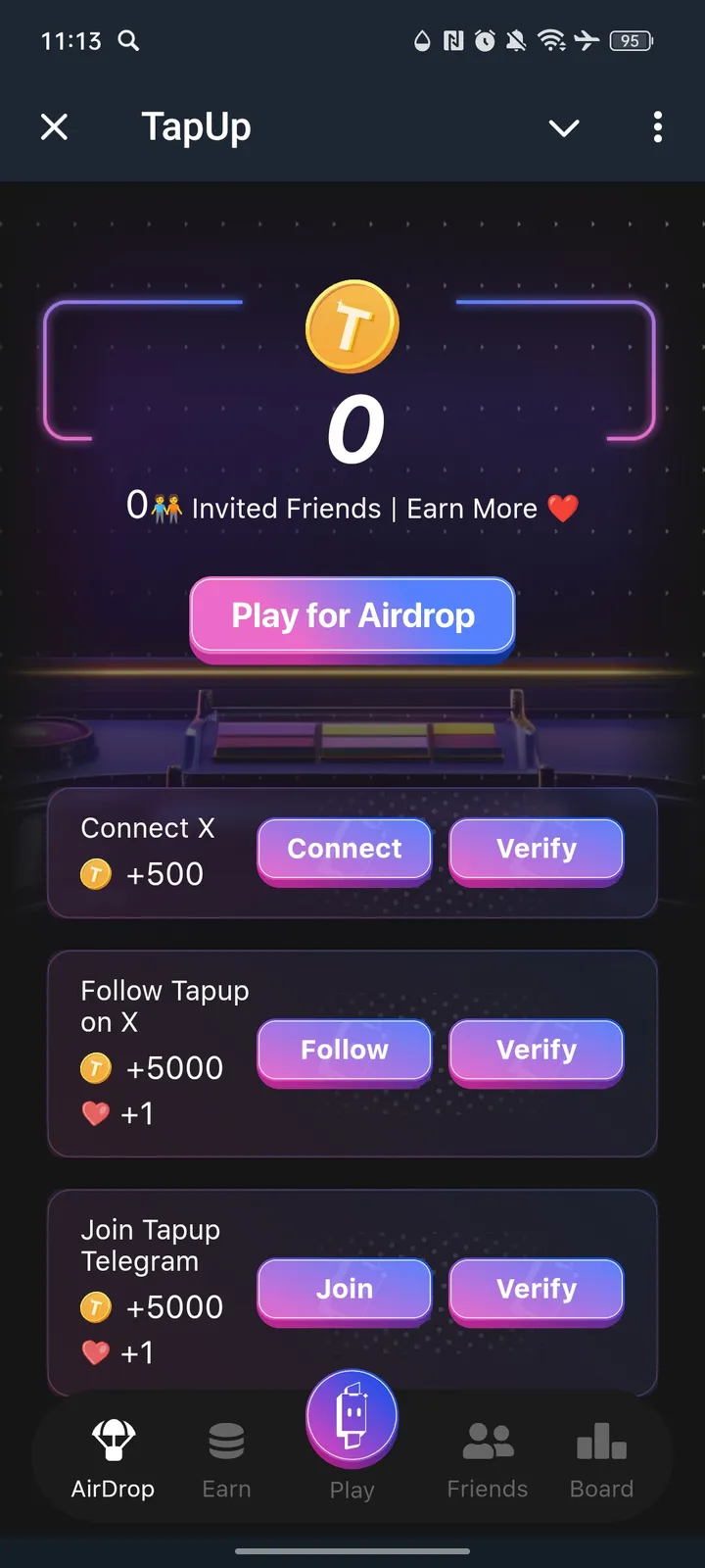 TapUp — Screenshot 1