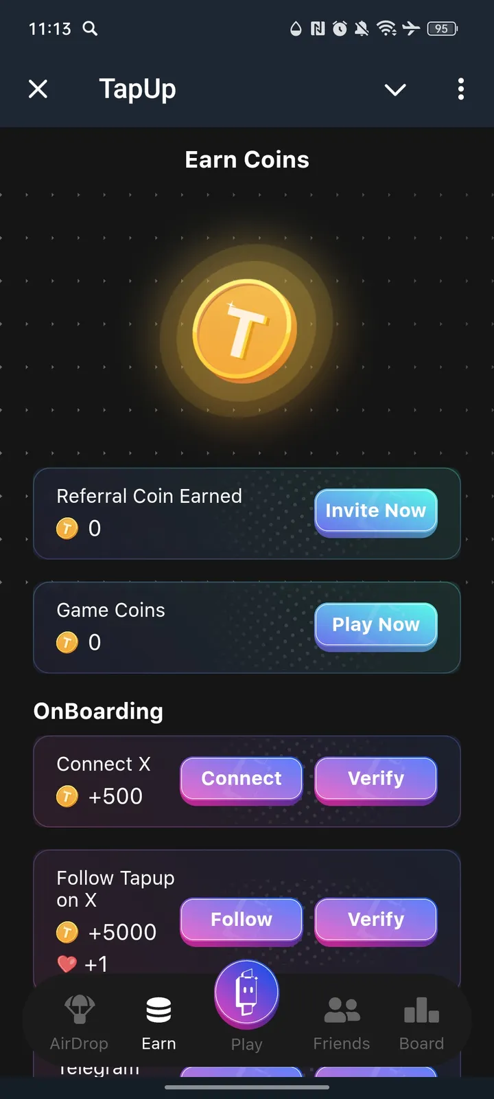 TapUp — Screenshot 2