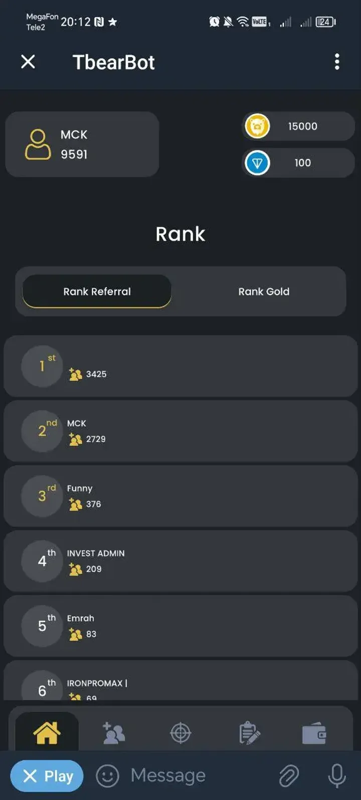 TbearBot — Screenshot 2