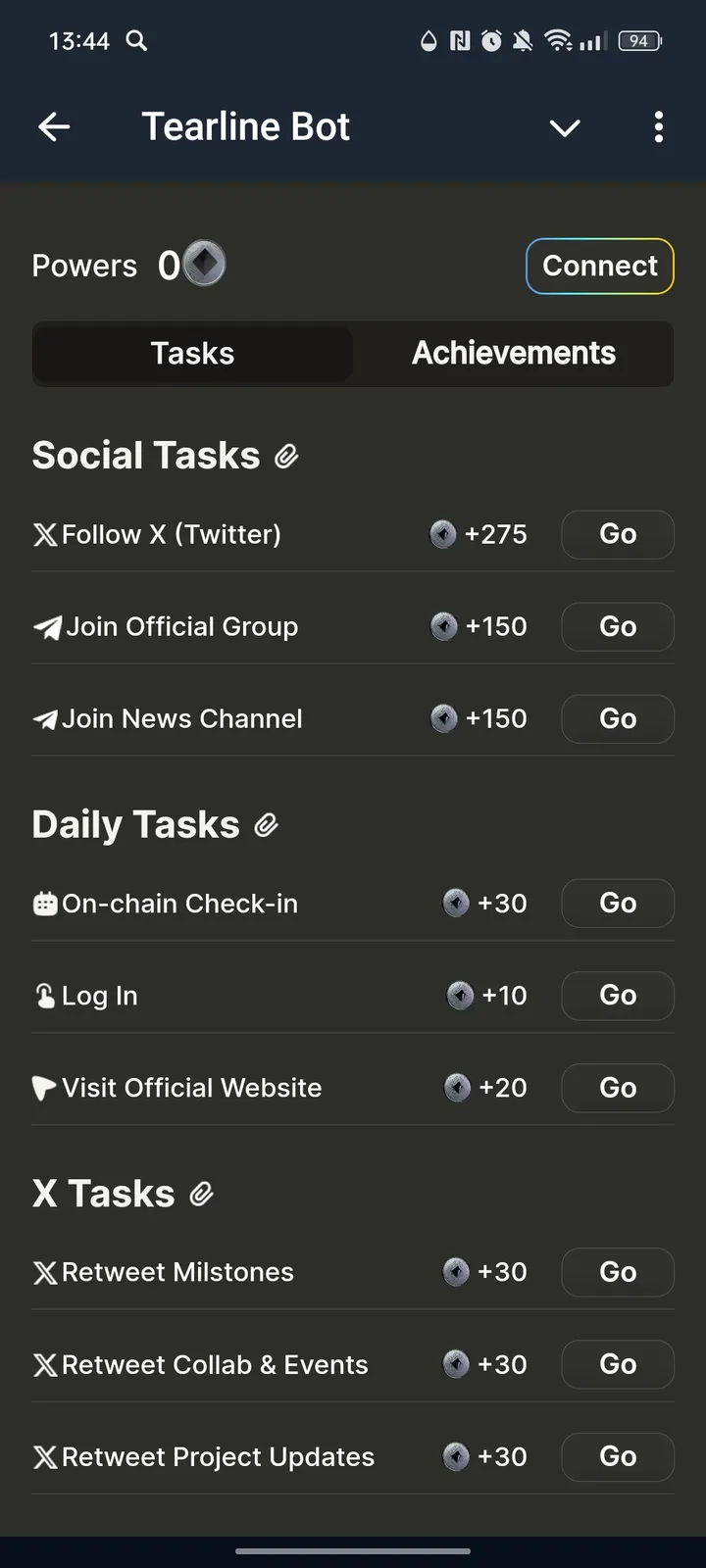 Tearline Bot — Screenshot 2