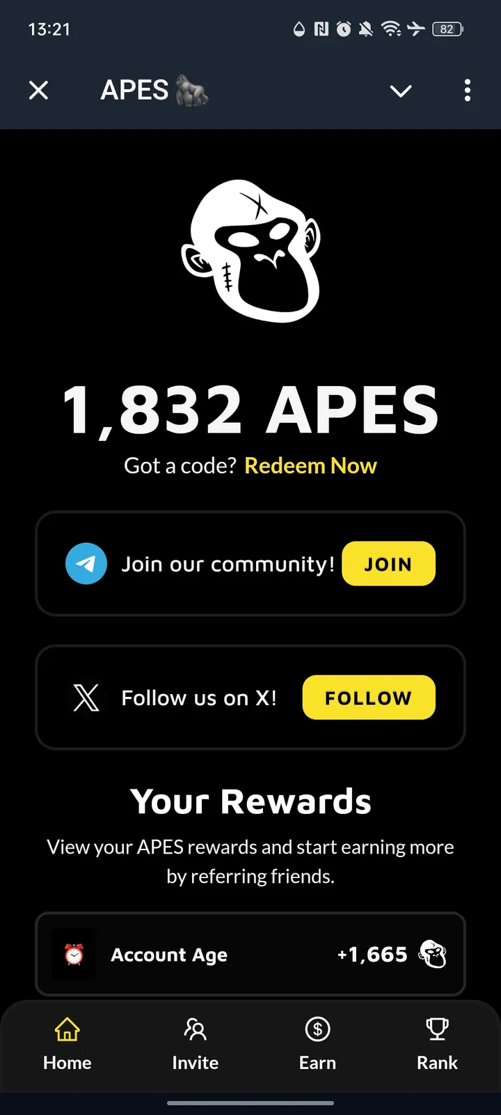 APES 🦍 — Screenshot 2