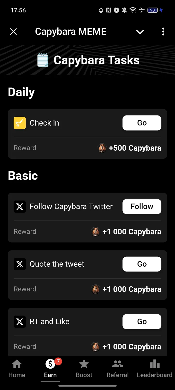 Capybara MEME — Screenshot 2