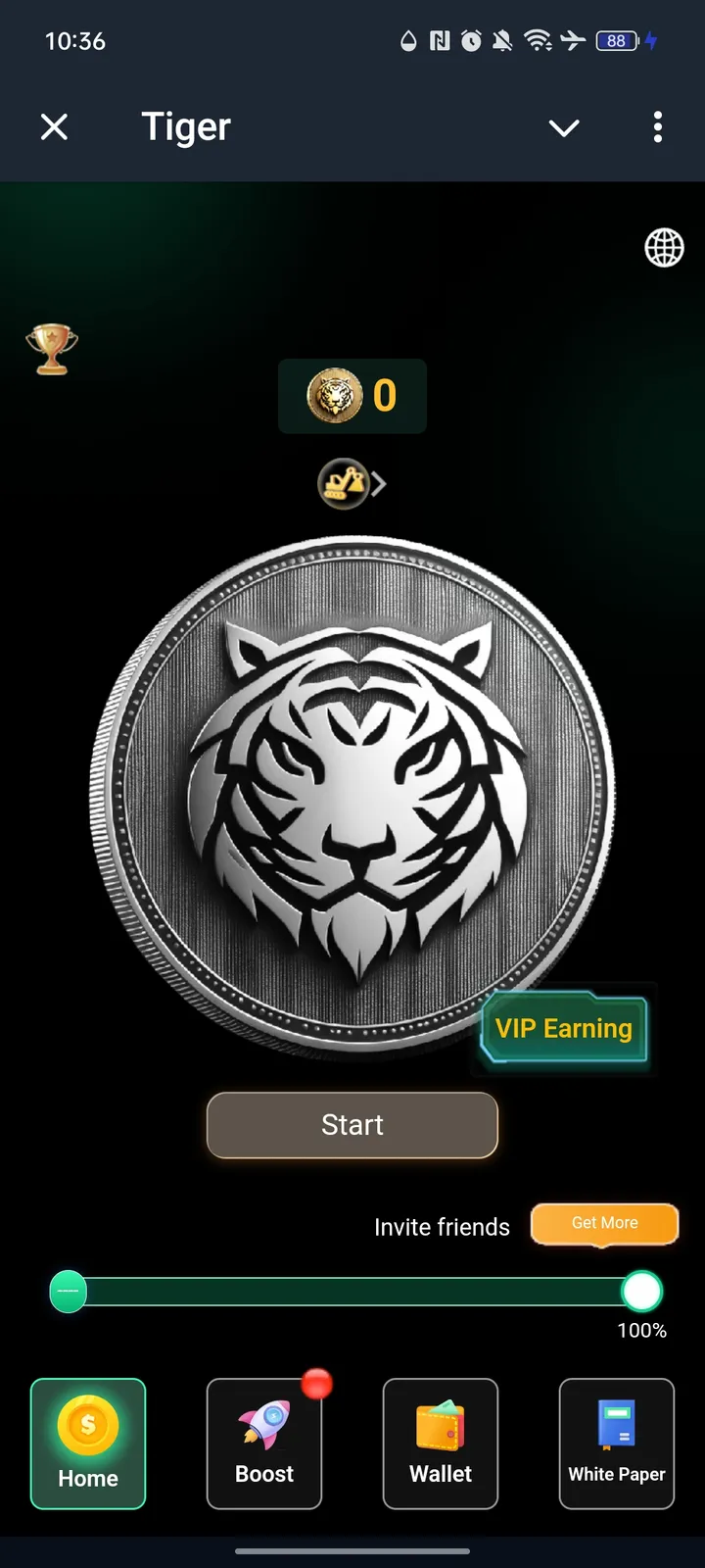 Tiger — Screenshot 1