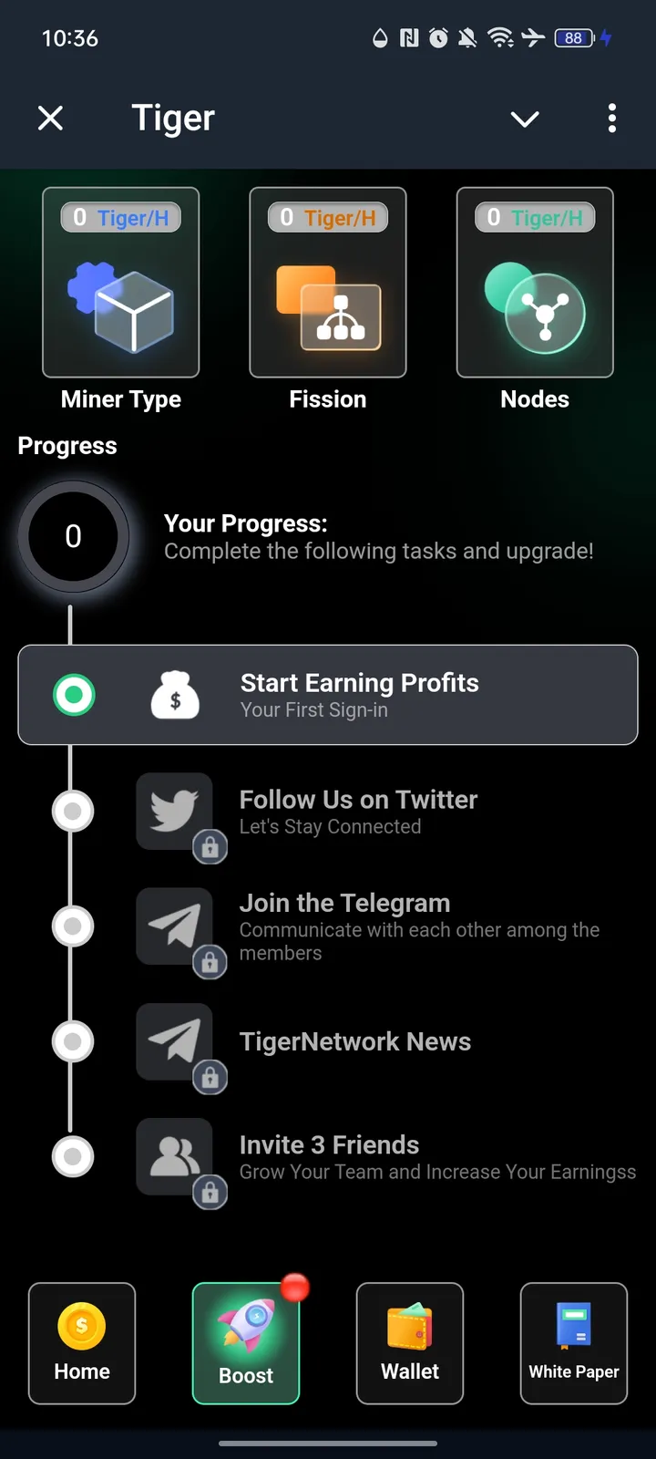 Tiger — Screenshot 2