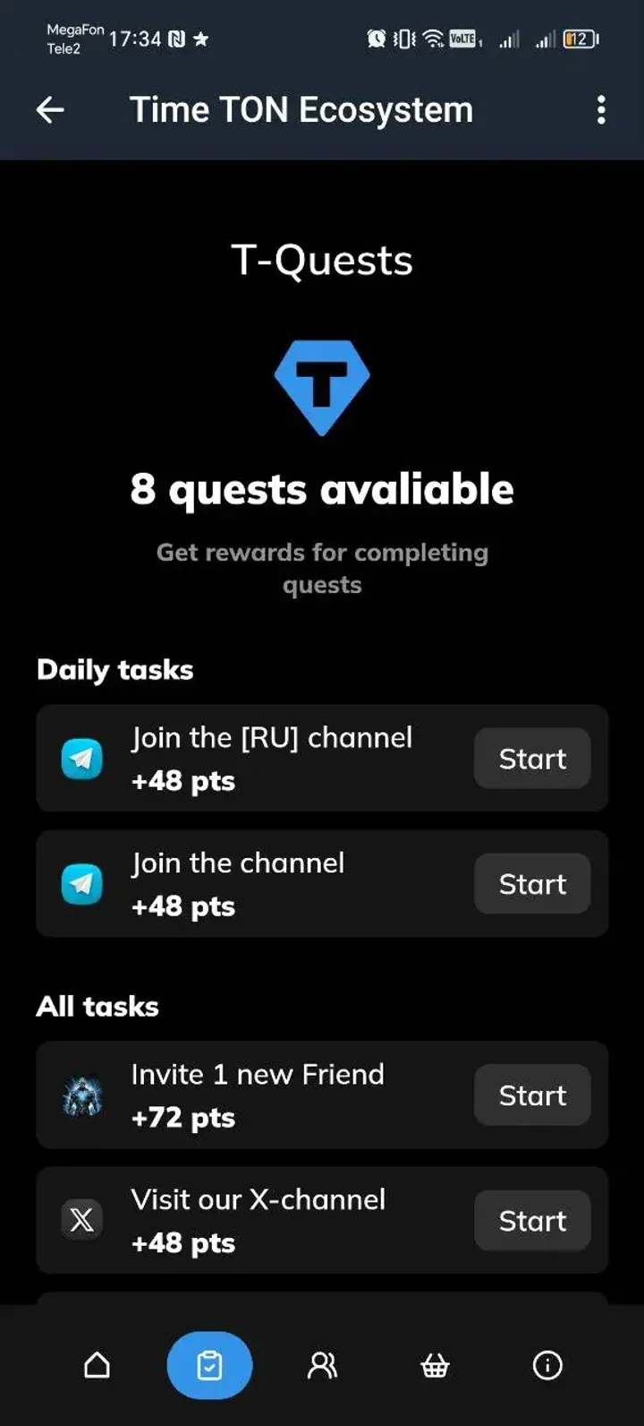 Time TON Ecosystem — Screenshot 1