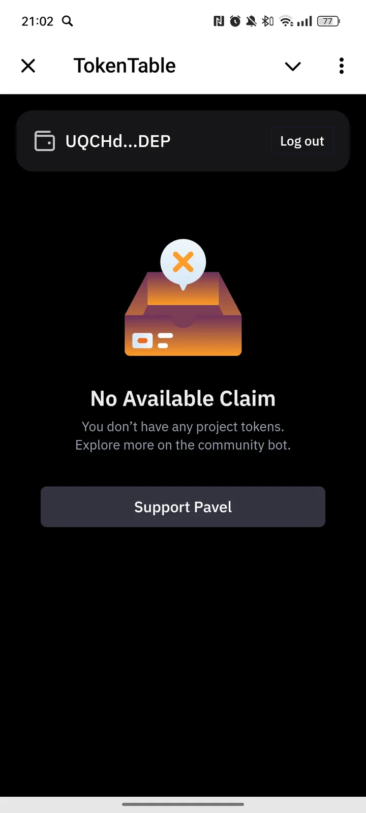 TokenTable — Screenshot 1