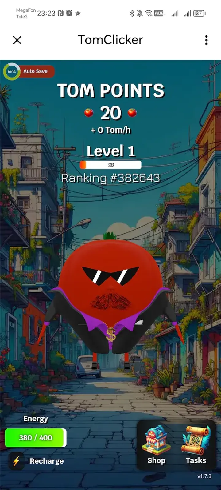 TomClicker — Screenshot 1