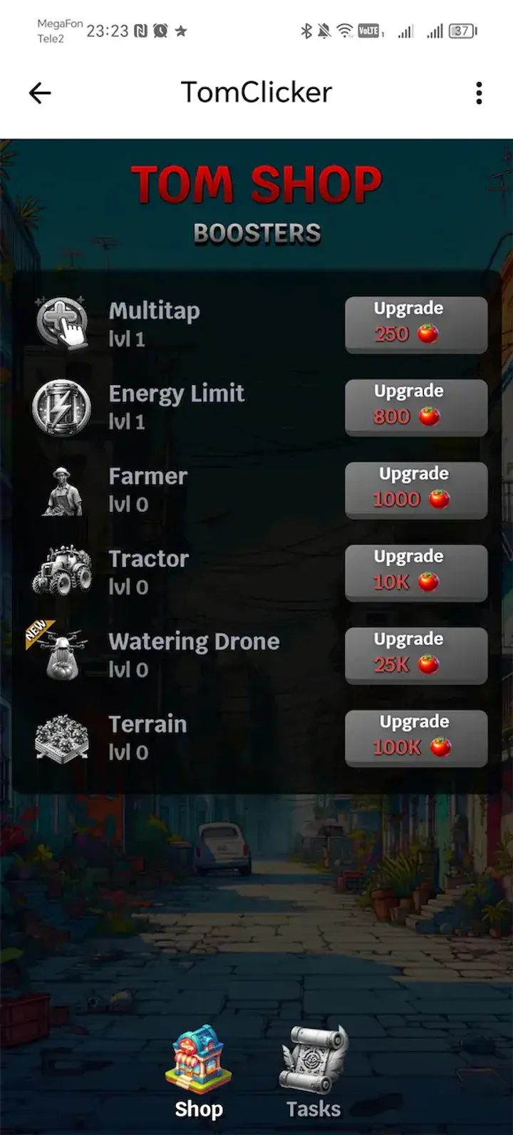 TomClicker — Screenshot 2