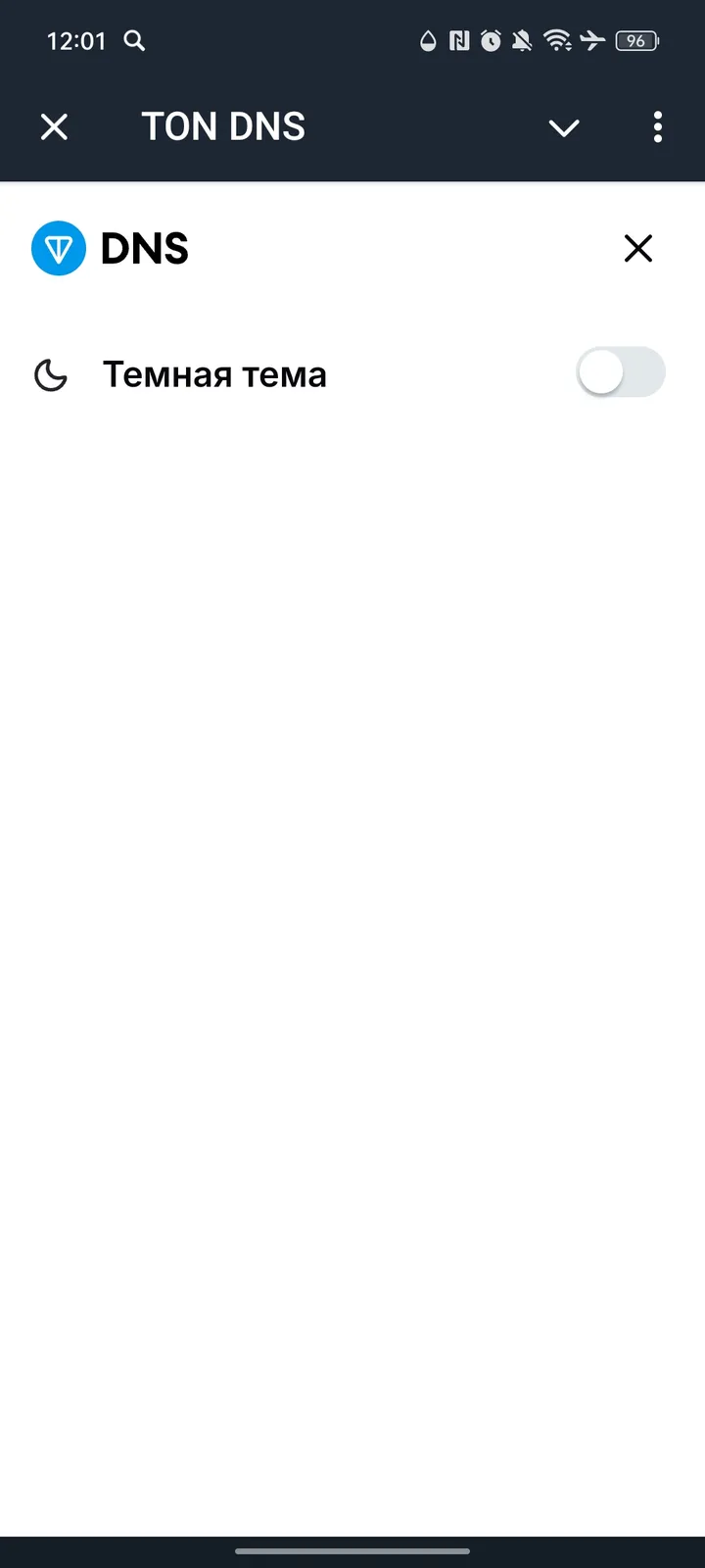 TON DNS — Screenshot 2