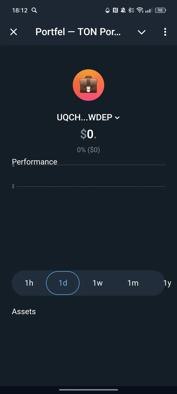 Portfel — TON Portfolio Tracker — Screenshot 2