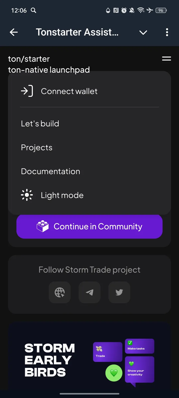 Tonstarter Assistant — Screenshot 2