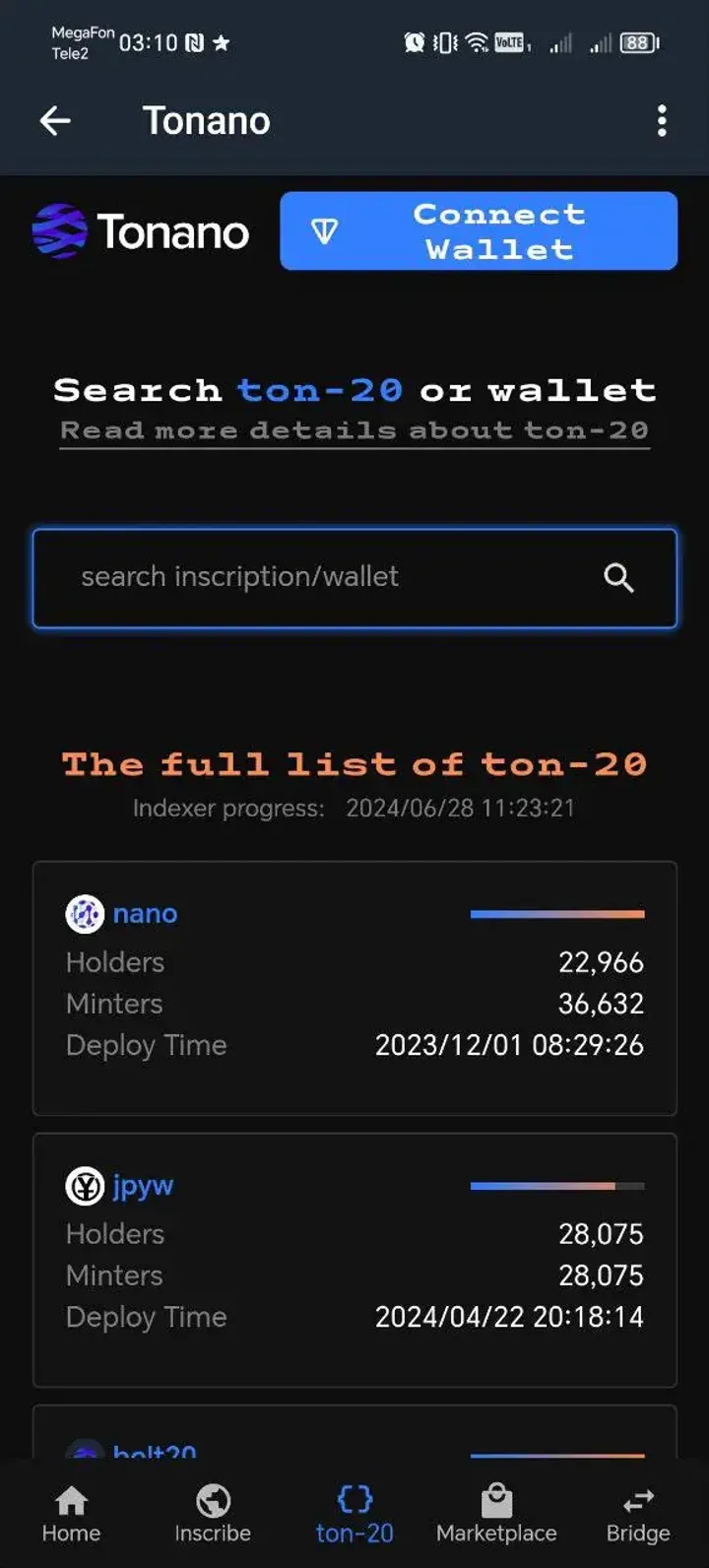 Tonano — Screenshot 1