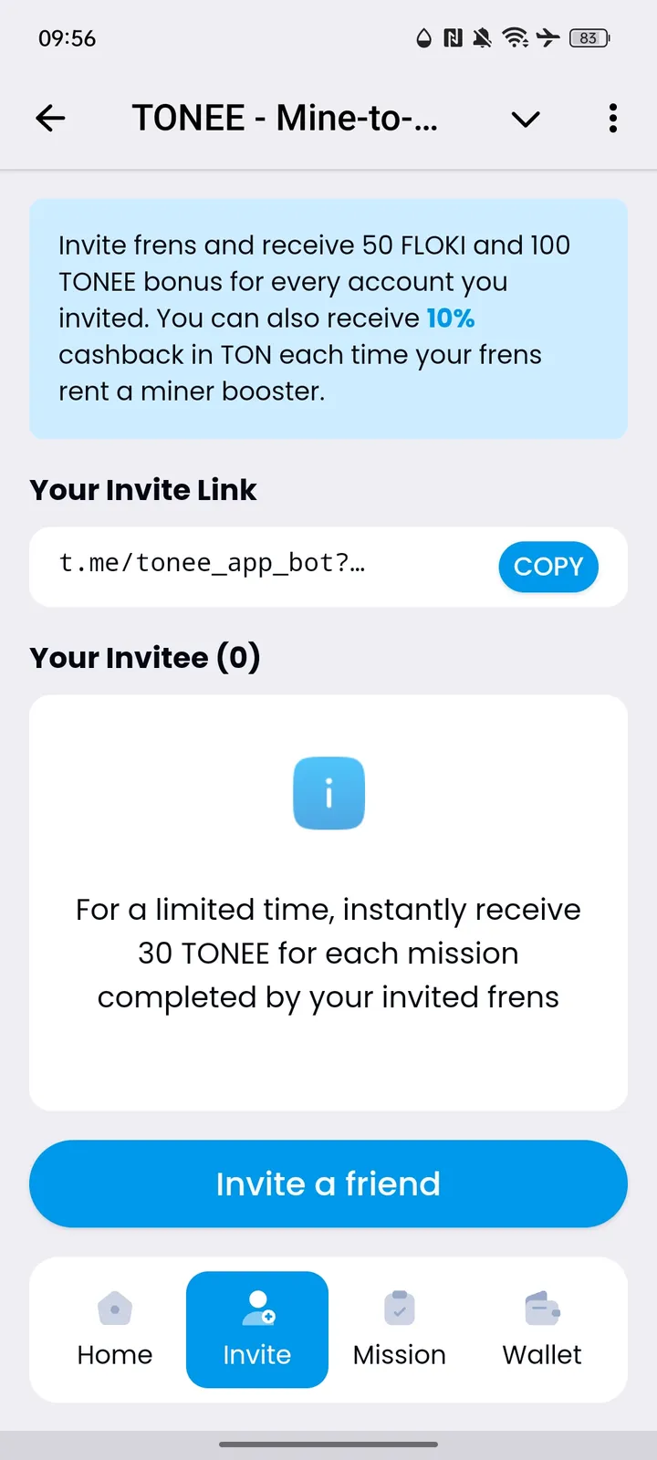 TONEE - Mine-to-Earn — Screenshot 2