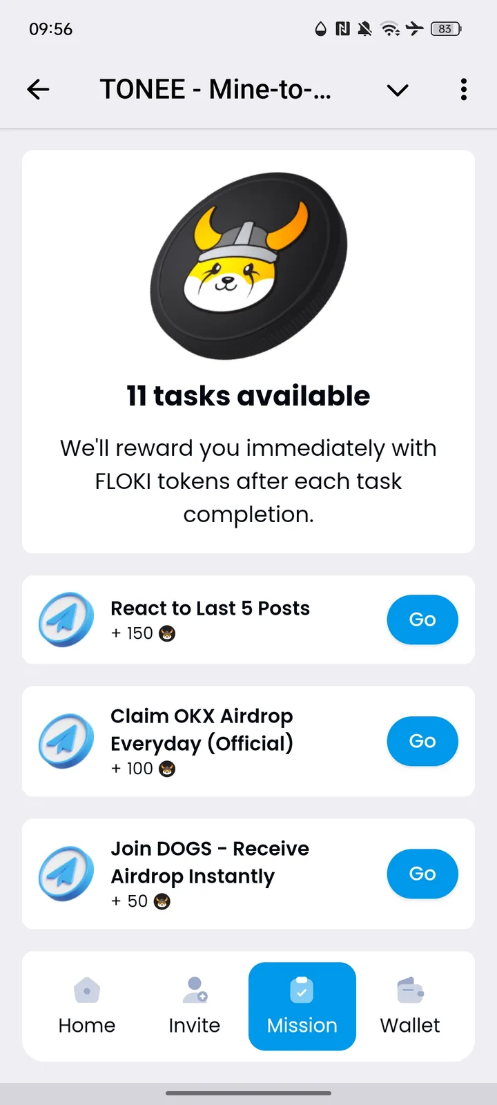 TONEE - Mine-to-Earn — Screenshot 3