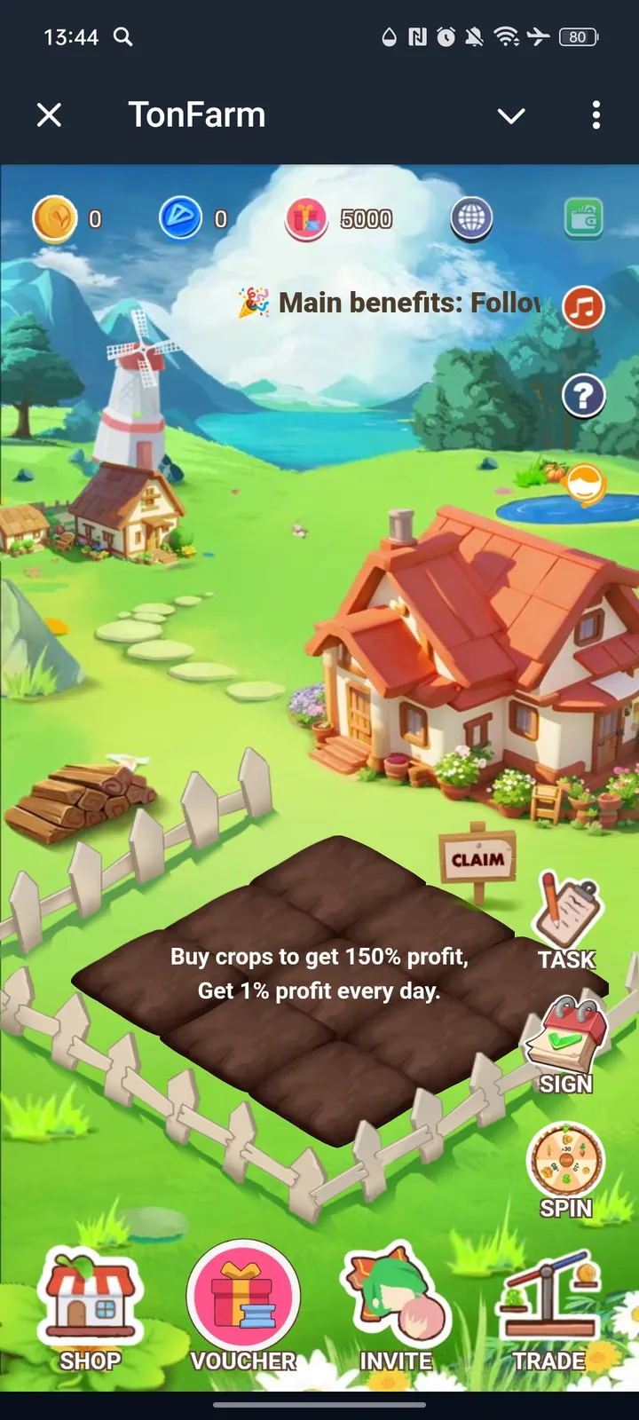 TonFarm — Screenshot 1