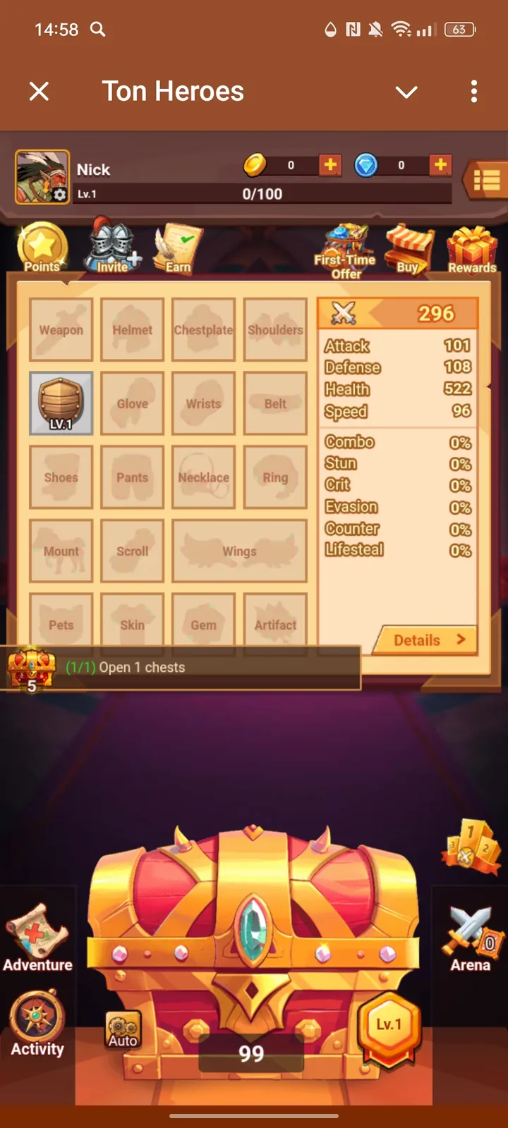 Ton Heroes — Screenshot 1