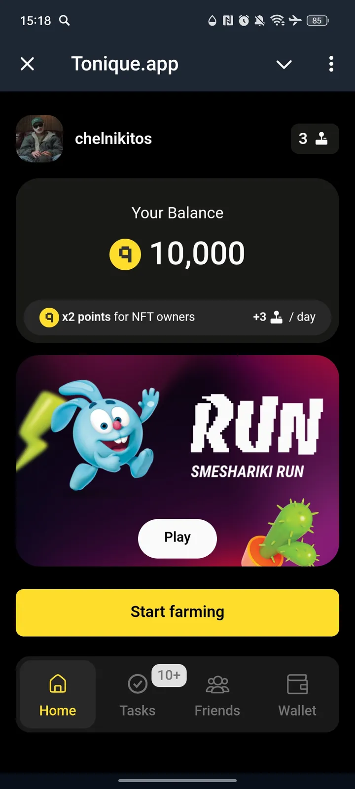 Tonique.app — Screenshot 1